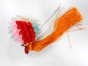 アンティーク　つまみ細工　びらびら簪